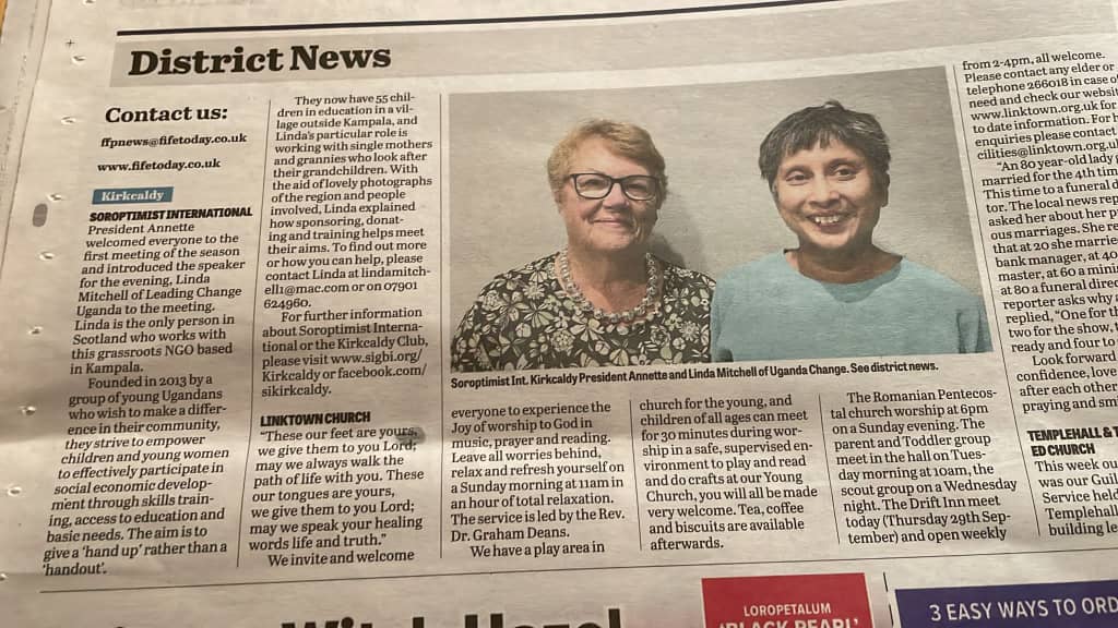 News paper article